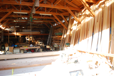 八重工務店の仕事場